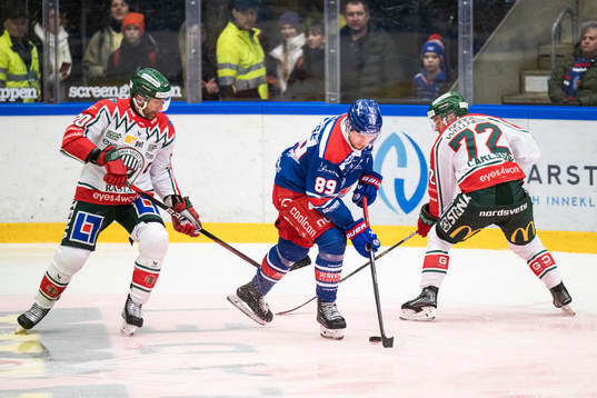 Frölundas Joel Lundqvist och Patrik Carlsson