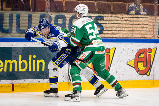 Leksands Kalle Östman och Rögles William Wallinder