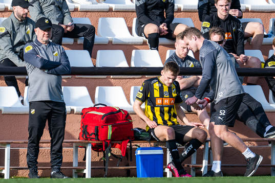 Häckens tränare Per-Mathias Høgmo (till vänster) på