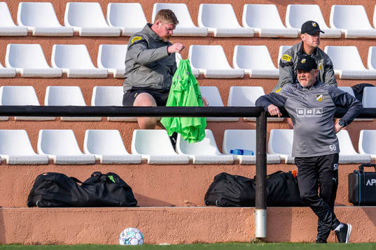 Häckens målvaktstränare Christoffer Källqvist och