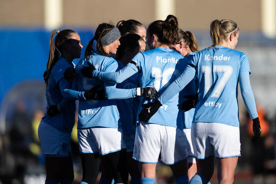 Malmö FFs spelare jublar