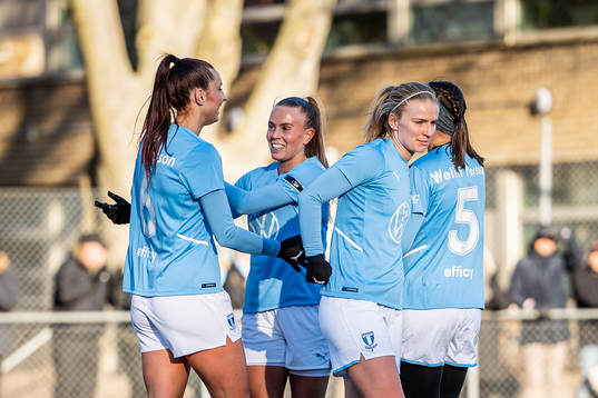 Malmö FFs spelare jublar