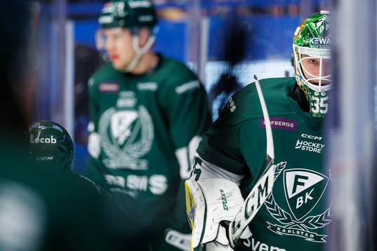 Färjestads målvakt Dennis Hildeby