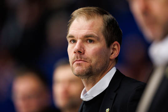 Färjestads huvudtränare Tomas Mitell