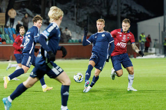 Utsiktens Karl Landsten och Örgrytes Marcus Haglind Sangre