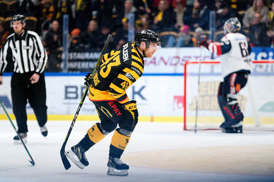 Skellefteås Filip Sandberg jublar