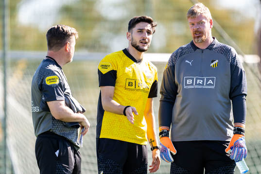 Assisterande tränare Jesper Ljung, Filip Trpcevski och