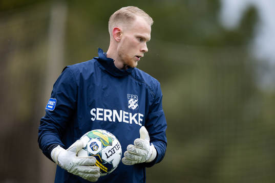 IFK Göteborgs målvakt Pontus Dahlberg innan