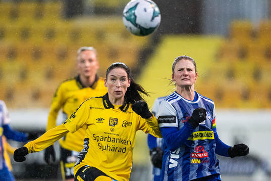 Elfsborgs Izabella Bergström och Örbys Anna Lundstedt