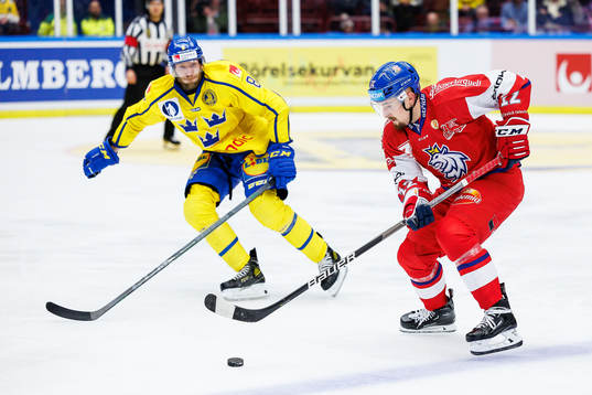Petter Granberg of Sweden and Jiri Cernoch of Czech Republic