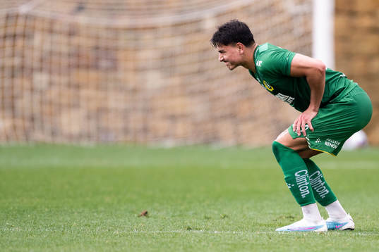 Jusef Erabi of Hammarby in pain