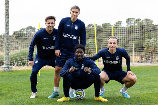 IFK Göteborgs Anders Trondsen, Eman Markovic, Abundance Salaou och Linus Carlstrand