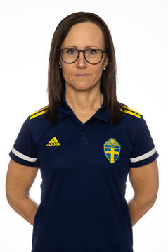 Domare Pernilla Larsson poserar för ett porträtt den 10 februari 2023 i Stockholm. 