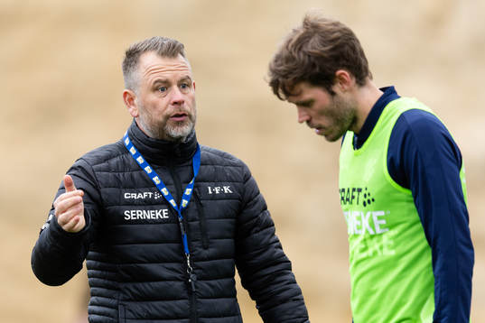 IFK Göteborgs tränare Mikael Stahre och Emil Salomonsson