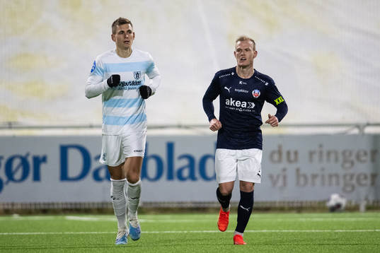 Helsingörs Oliver Drost och Helsingborgs Philip Rejnhold