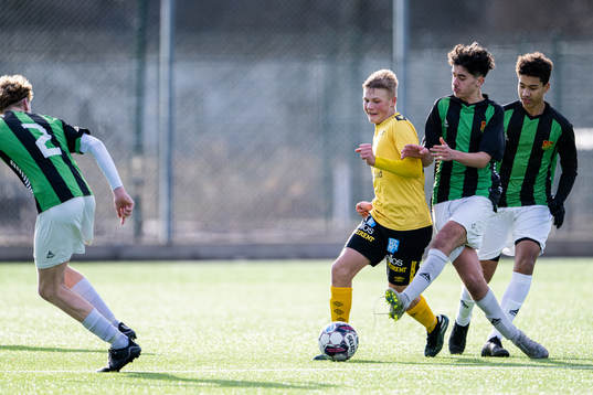Elfsborgs Konrad Folkesson och Gais Ilianous Shabo