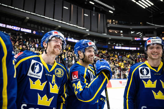 Joakim Nordström, Oscar Lindberg and Carl Klingberg of