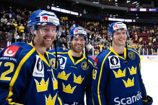 Joakim Nordström, Oscar Lindberg and Carl Klingberg of