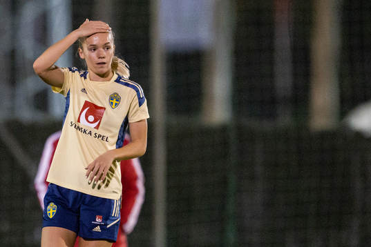 Hanna Lundkvist of the Swedish women's national football