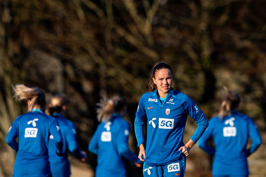 Guro Reiten of the Norwegian women's national football team