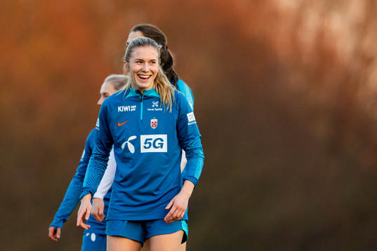 Emilie Nautnes of the Norwegian women's national football