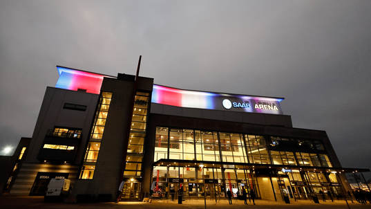 SAAB Arena före ishockeymatchen i SHL mellan Linköping