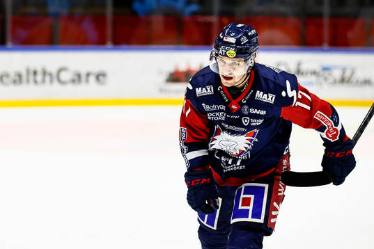 Linköpings Sebastian Strandberg jublar