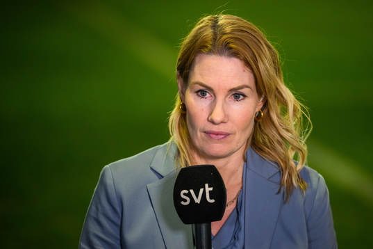 Swedish broadcaster SVT sports expert Hanna Marklund