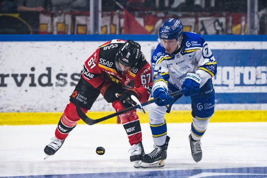 Luleås Konstantin Komarek och Leksands Marcus Karlberg
