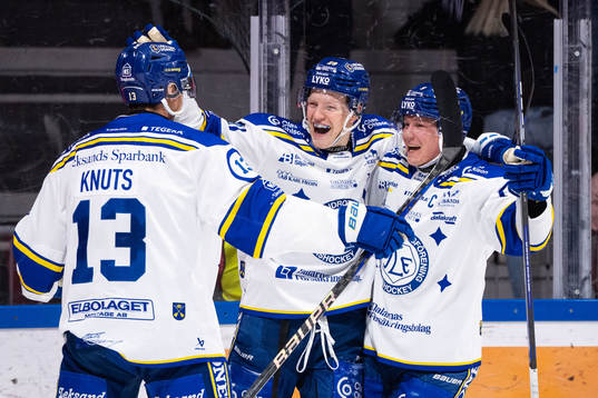 Leksands Jon Knuts, Emil Heineman och Patrik Zackrisson