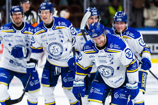 Leksands Anton Lindholm jublar