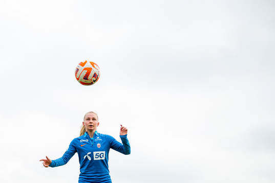 Emilie Marie Joramo of the Norwegian women's national football team