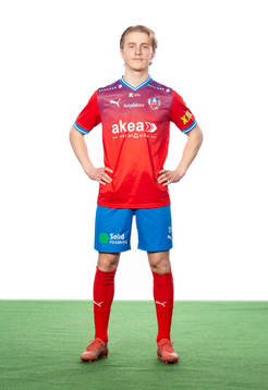 Helsingborgs Victor Blixt poserar för ett porträtt den 16 februari 2023 i Helsingborg.