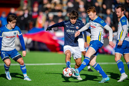 Onsalas Joel Palmquist, Helsingborgs Wilhelm Loeper, Onsalas Magnus Johansson och Adam Fogelblad
