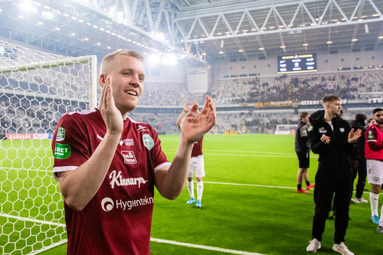 Västerås Simon Johansson jublar