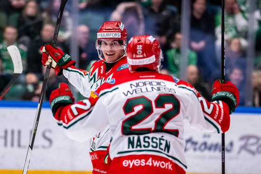 Frölundas Loui Eriksson jublar