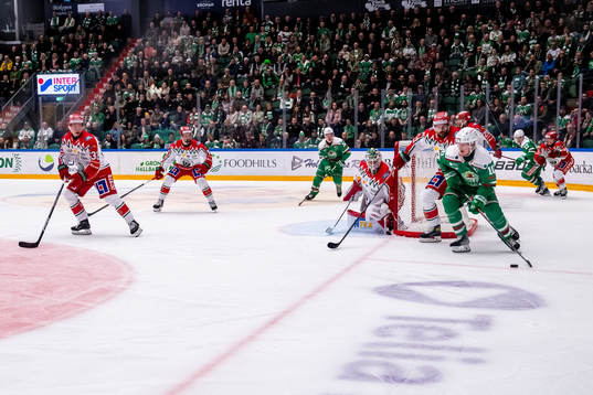 Rögles Simon Hjalmarsson och Frölundas Anders Grönlund