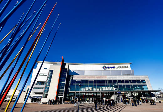 SAAB Arena före ishockeymatchen i SHL mellan Linköping