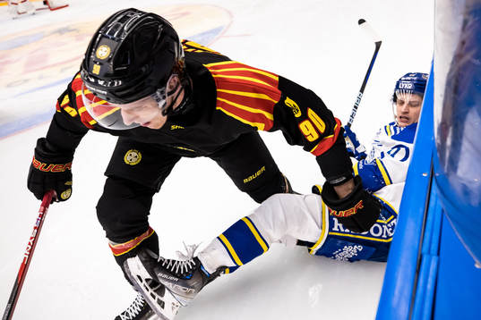 Brynäs David Sklenicka och Leksands Martin Karlsson