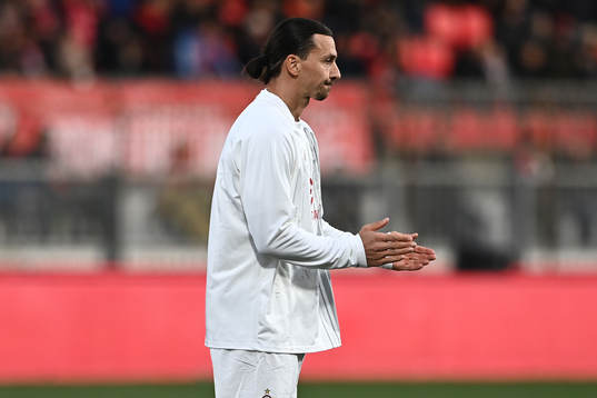 Zlatan Ibrahimovic of AC Milan