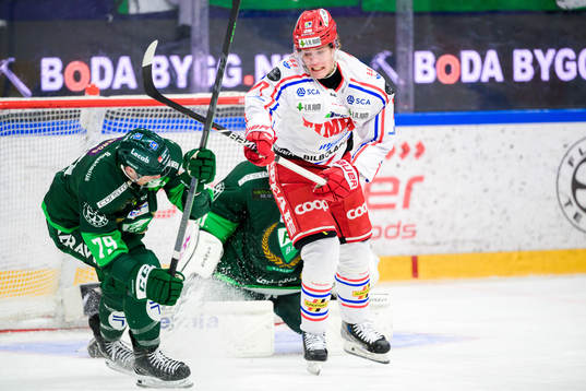 Färjestads Patrik Lundh och Timrås Jakob Stenqvist