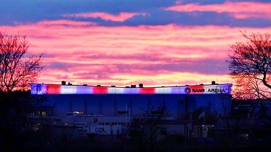 SAAB Arena före ishockeymatchen i SHL mellan Linköping