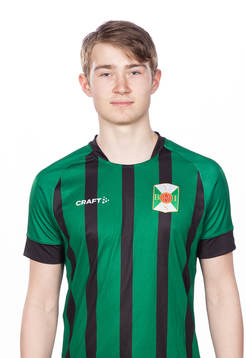 Varbergs Albin Berggren poserar för ett porträtt den 22 februari 2023 i Varberg.