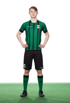 Varbergs Albin Berggren poserar för ett porträtt den 22 februari 2023 i Varberg.