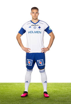 Norrköpings Anton Eriksson  poserar för ett porträtt den 22 februari 2023 i Norrköping.