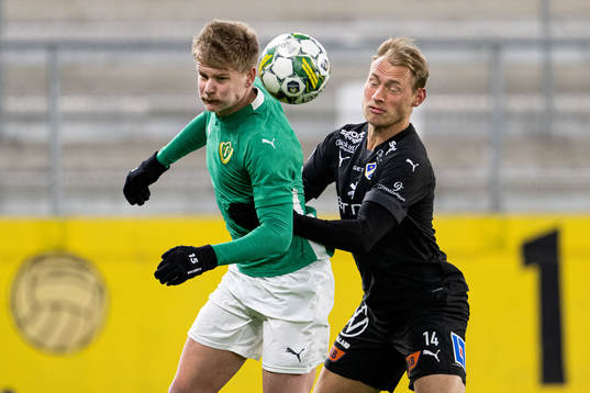Jönköpings Södras Arvid Eriksson och Halmstads Villiam