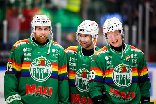 Rögles Vojtech Mozik, Ludvig Larsson och Anton Bengtsson