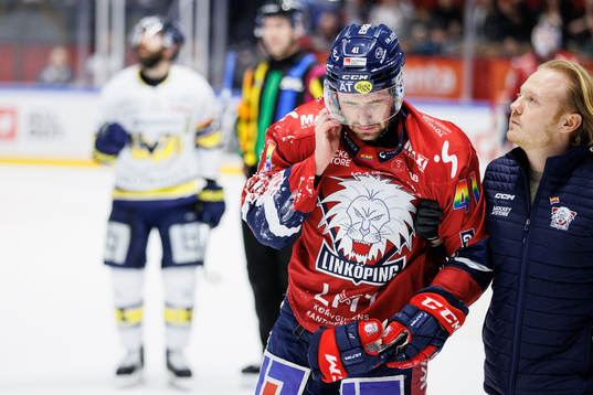 Linköpings Broc Little har ont