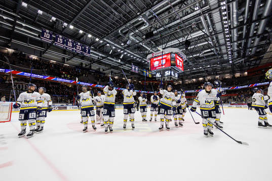 HV71s spelare jublar