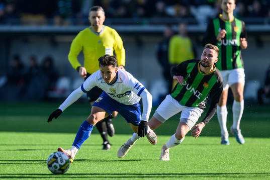 IFK Göteborgs Hussein Carneil och GAIS Axel Noren